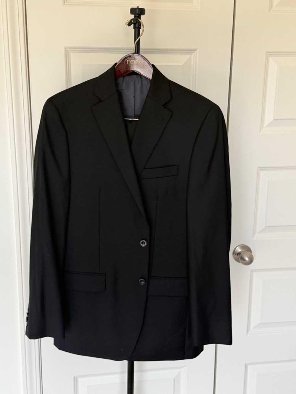 Michael Kors Men's Black Two-Button Suit